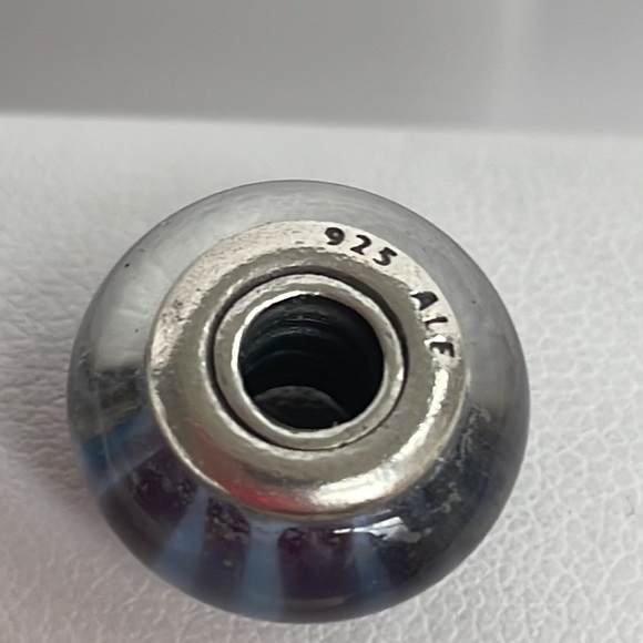 Pandora Blue/Purple Leopard Murano Glass Charm - Picture 4 of 5